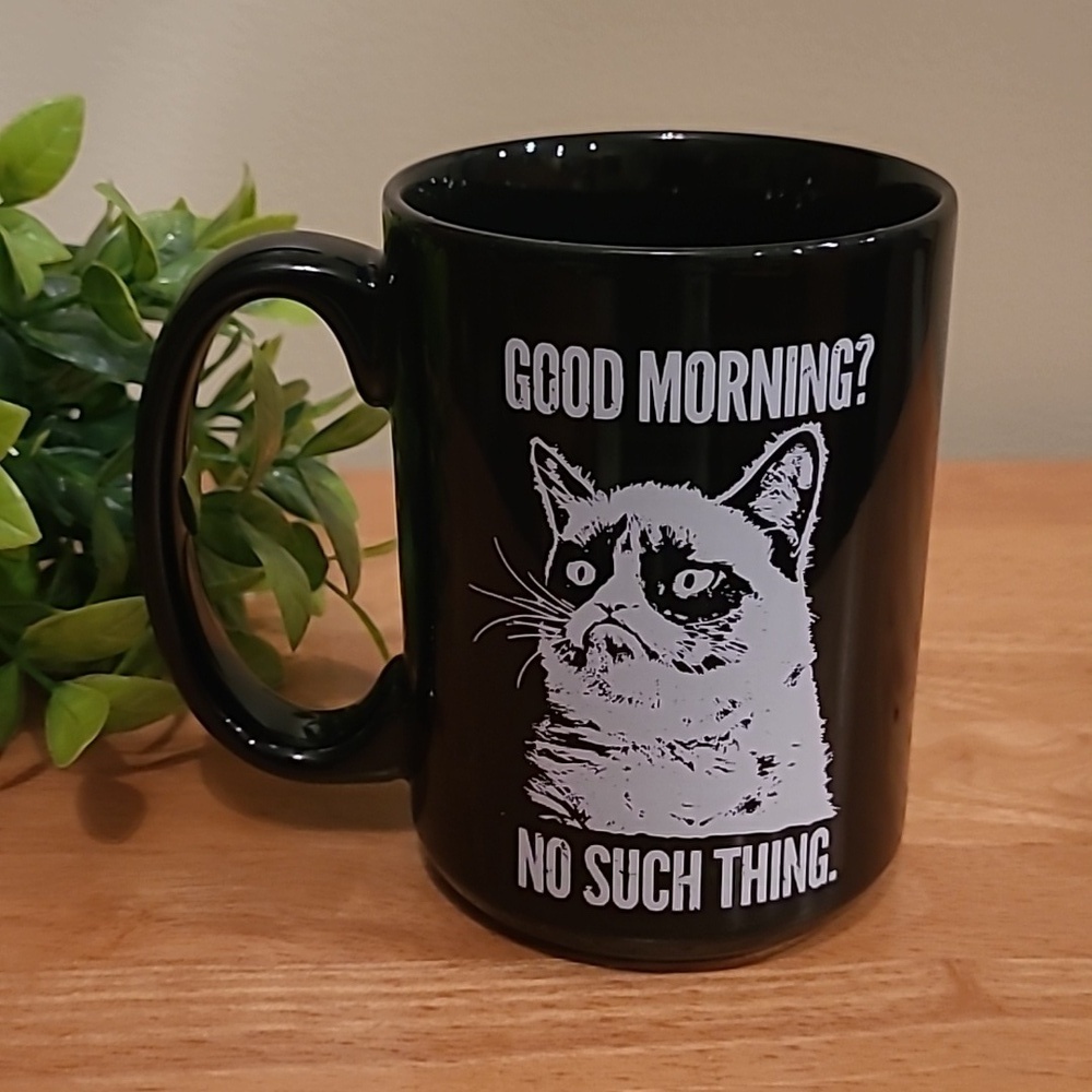 GRUMPY CAT "Good Morning? No Such Thing" Ceramic Mug
